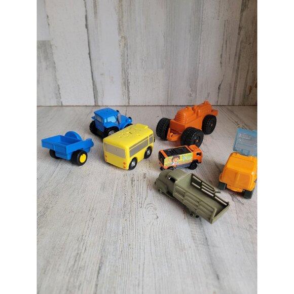 School bus tractor farm vehicles toy accessory set work diego - Picture 7 of 9